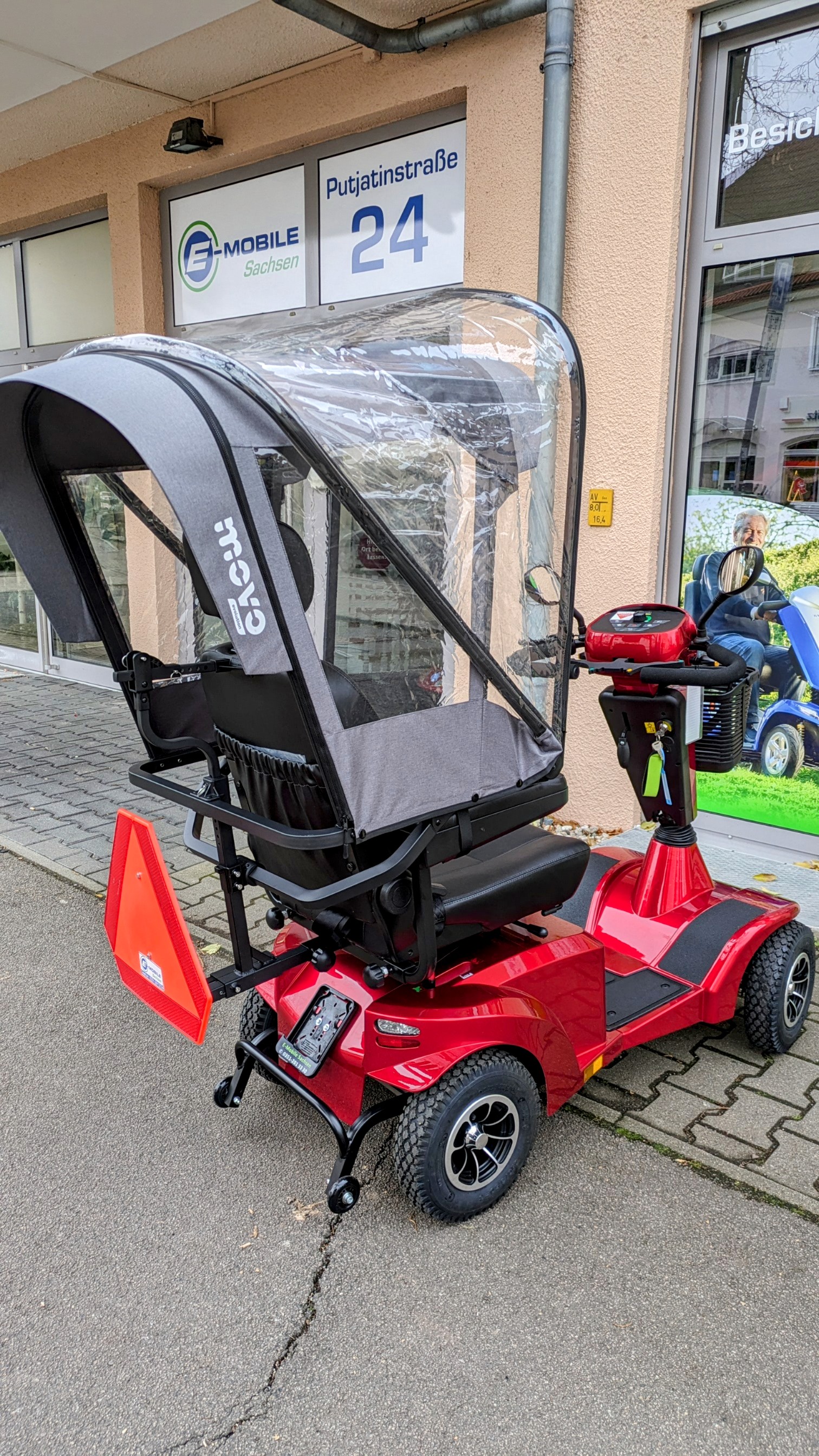 Wetterschutz für Seniorenmobile